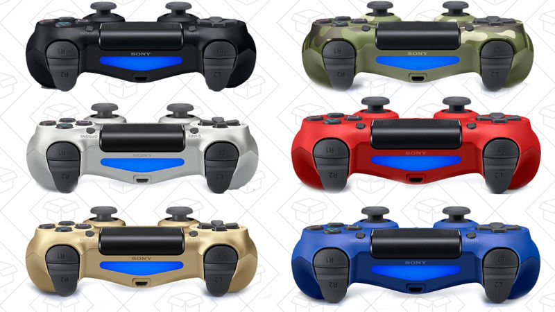 DualShock 4 (MĂşltiples colores); $39-$40